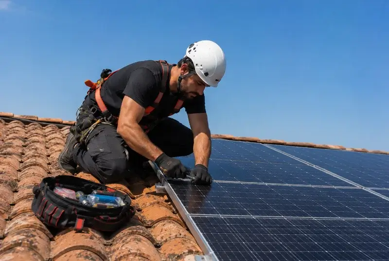Maintenance et monitoring de panneaux solaires à Marsas